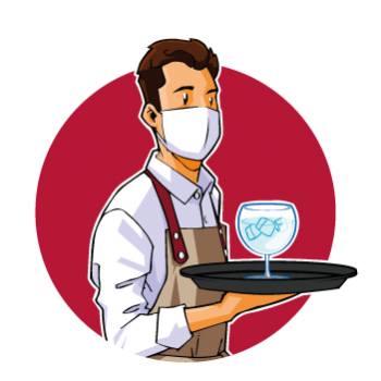 hosteleria covid camarero