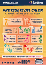 Póster: claves para protegerse del calor