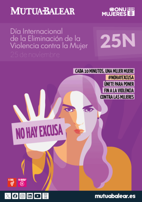 Póster: Dia Internacional de l'Eliminació de la Violència contra la Dona